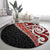 New Zealand Maori Stylized Koru Round Carpet LT03 - Polynesian Pride