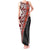 New Zealand Maori Stylized Koru Tank Maxi Dress LT03 Women Red - Polynesian Pride