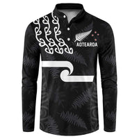New Zealand Rugby Custom Button Sweatshirt The Champions Aotearoa
