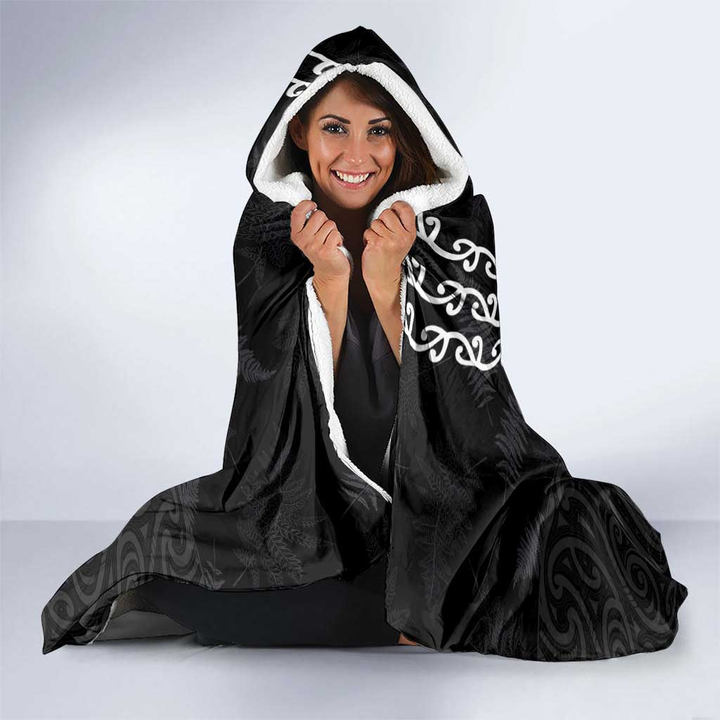New Zealand Rugby Custom Hooded Blanket The Champions Aotearoa