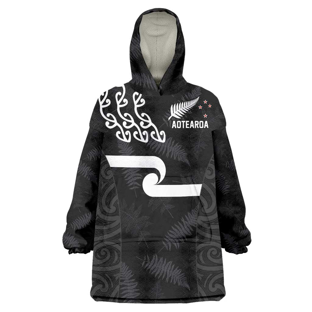 New Zealand Rugby Custom Wearable Blanket Hoodie The Champions Aotearoa