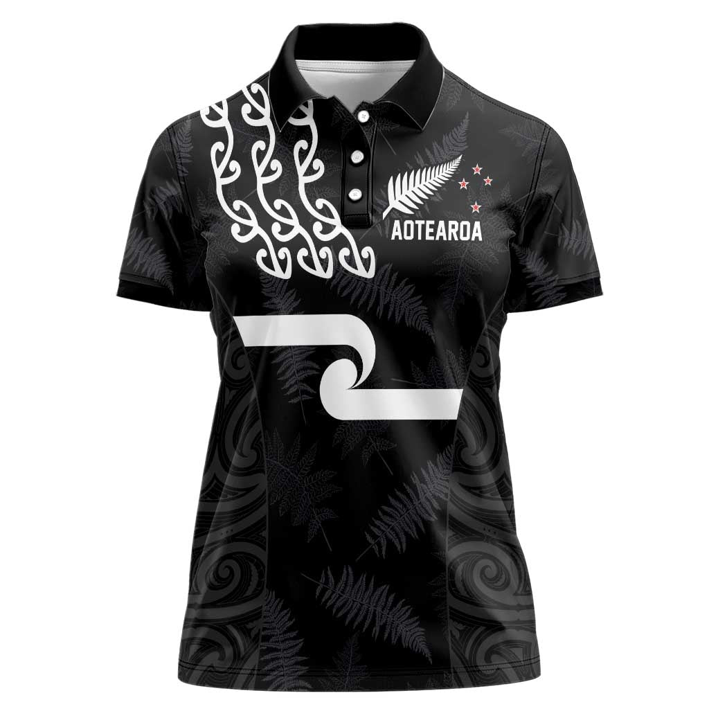 New Zealand Rugby Custom Women Polo Shirt The Champions Aotearoa