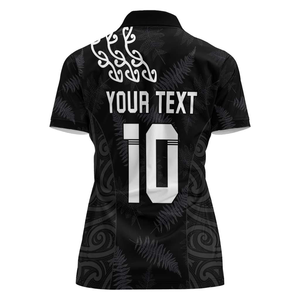 New Zealand Rugby Custom Women Polo Shirt The Champions Aotearoa