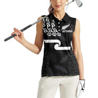 New Zealand Rugby Custom Women Sleeveless Polo Shirt The Champions Aotearoa