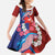 Hawaiian and Japanese Together Family Matching Off Shoulder Maxi Dress and Hawaiian Shirt The Whale and Koi Fish with Hinomaru and Lei
