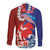 Hawaiian and Japanese Together Family Matching Off Shoulder Maxi Dress and Hawaiian Shirt The Whale and Koi Fish with Hinomaru and Lei