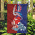 Hawaiian and Japanese Together Garden Flag The Whale and Koi Fish with Hinomaru and Lei