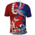 Hawaiian and Japanese Together Polo Shirt The Whale and Koi Fish with Hinomaru and Lei