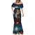 New Zealand Soldier ANZAC Day Mermaid Dress Silver Fern Starry Night Style LT03 - Polynesian Pride