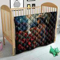 New Zealand Soldier ANZAC Day Quilt Silver Fern Starry Night Style LT03 - Polynesian Pride