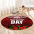 New Zealand ANZAC Waitangi Day Round Carpet Hei Tiki and Soldier LT03 - Polynesian Pride