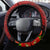 New Zealand ANZAC Waitangi Day Steering Wheel Cover Hei Tiki and Soldier LT03 - Polynesian Pride