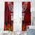 New Zealand ANZAC Waitangi Day Window Curtain Hei Tiki and Soldier LT03 - Polynesian Pride