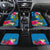 Palau Independence Day Car Mats 1st October 30th Anniversary Polynesian Jungle Flower