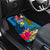 Palau Independence Day Car Mats 1st October 30th Anniversary Polynesian Jungle Flower