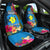 Palau Independence Day Car Seat Cover 1st October 30th Anniversary Polynesian Jungle Flower