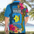 Palau Independence Day Hawaiian Shirt 1st October 30th Anniversary Polynesian Jungle Flower