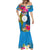 Palau Independence Day Mermaid Dress 1st October 30th Anniversary Polynesian Jungle Flower