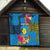 Personalised Palau Independence Day Quilt 1st October 30th Anniversary Polynesian Jungle Flower