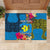 Personalised Palau Independence Day Rubber Doormat 1st October 30th Anniversary Polynesian Jungle Flower