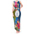 Personalised Palau Independence Day Tank Maxi Dress 1st October 30th Anniversary Polynesian Jungle Flower