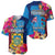 Tuvalu Independence Day Baseball Jersey 1st October 46th Anniversary Polynesian Jungle Flower