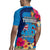 Tuvalu Independence Day Rugby Jersey 1st October 46th Anniversary Polynesian Jungle Flower