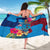 Personalised Tuvalu Independence Day Sarong 1st October 46th Anniversary Polynesian Jungle Flower