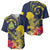 Niue Independence Day Baseball Jersey Hiapo Pattern Hibiscus Plumeria and Uga