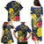 Niue Independence Day Family Matching Puletasi and Hawaiian Shirt Hiapo Pattern Hibiscus Plumeria and Uga