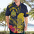 Niue Independence Day Hawaiian Shirt Hiapo Pattern Hibiscus Plumeria and Uga