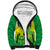 Custom Enga Mioks Rugby Sherpa Hoodie Papua New Guinea Polynesian Tattoo LT03 Unisex Green - Polynesian Pride