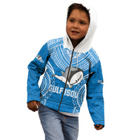 Gulf Isou Rugby Kid Hoodie Papua New Guinea Polynesian Tattoo LT03 - Polynesian Pride
