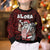 Hawaii Aloha Santa Claus Funny Polynesian Tattoo Kid Ugly Christmas Sweater Red Color