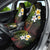 Hawaiian Hibiscus and Plumeria Polynesian Tribal Tattoo Car Seat Cover Reggae Color