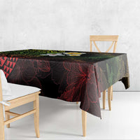Hawaiian Hibiscus and Plumeria Polynesian Tribal Tattoo Tablecloth Reggae Color LT03 - Polynesian Pride