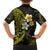 Hawaiian Hibiscus and Plumeria Polynesian Tribal Tattoo Hawaiian Shirt Yellow Color