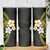 Hawaiian Hibiscus and Plumeria Polynesian Tribal Tattoo Skinny Tumbler Yellow Color