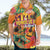 Hawaiian Honolulu Festival Hawaiian Shirt Hawaiian Identity - Hula Dancer and Ukulele Tropical Plants Style