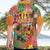 Hawaiian Honolulu Festival Hawaiian Shirt Hawaiian Identity - Hula Dancer and Ukulele Tropical Plants Style