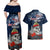 New Zealand ANZAC Day Couples Matching Off Shoulder Maxi Dress and Hawaiian Shirt Freedom Ain't Free LT05 - Polynesian Pride