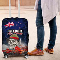 New Zealand ANZAC Day Luggage Cover Freedom Ain't Free