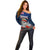 New Zealand ANZAC Day Off Shoulder Sweater Freedom Ain't Free LT05 - Polynesian Pride