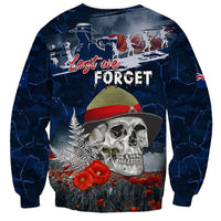 New Zealand ANZAC Day Sweatshirt Freedom Ain't Free LT05 - Polynesian Pride