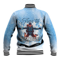 New Zealand Sky Diving Baseball Jacket Lets Get High LT05 - Polynesian Pride