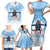 New Zealand Sky Diving Family Matching Short Sleeve Bodycon Dress and Hawaiian Shirt Lets Get High