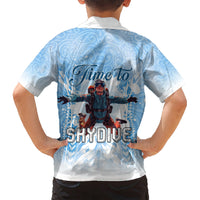 New Zealand Sky Diving Kid Hawaiian Shirt Lets Get High LT05 - Polynesian Pride