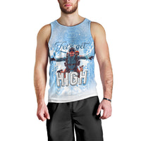New Zealand Sky Diving Men Tank Top Lets Get High LT05 - Polynesian Pride