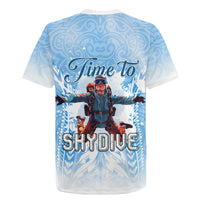 New Zealand Sky Diving Rugby Jersey Lets Get High