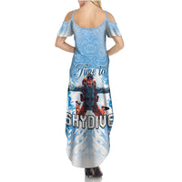 New Zealand Sky Diving Summer Maxi Dress Lets Get High